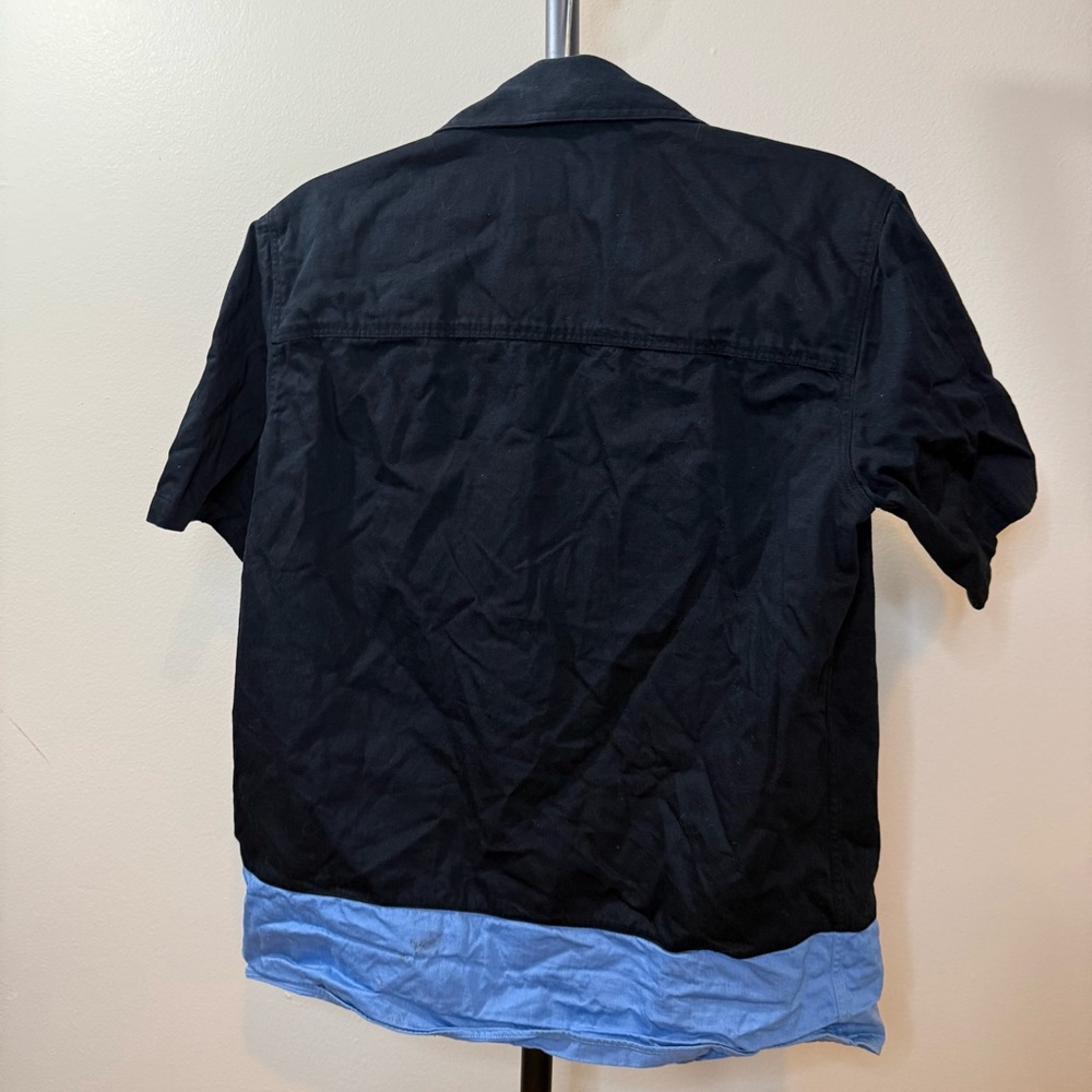 Ami Black and Blue Button-Up Shirt - Picture 5 of 7